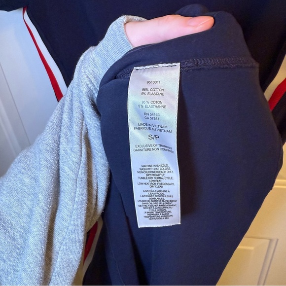 Tommy Hilfiger Black Mini Dress with Red and White Accents - Picture 7 of 7